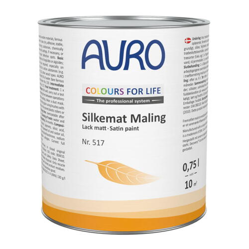 COLOURS FOR LIFE Sort Silkemat Maling nr. 517